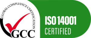 Anything Earth ISO certification badge 14001