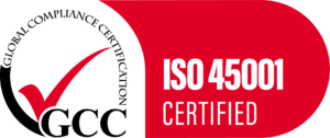 Anything Earth ISO certification badge 45001